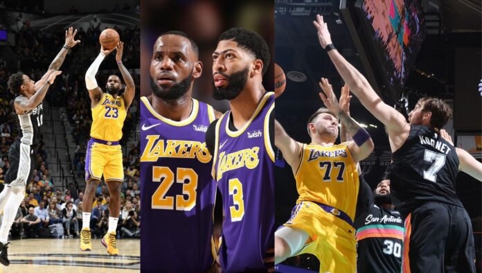Spurs vs Lakers Match Player Stats