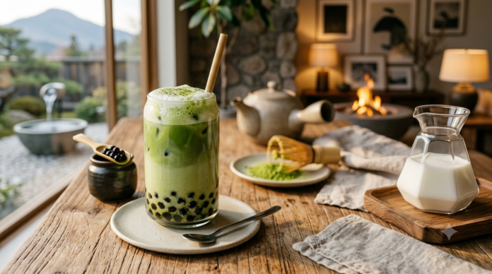 matcha boba tea recipe