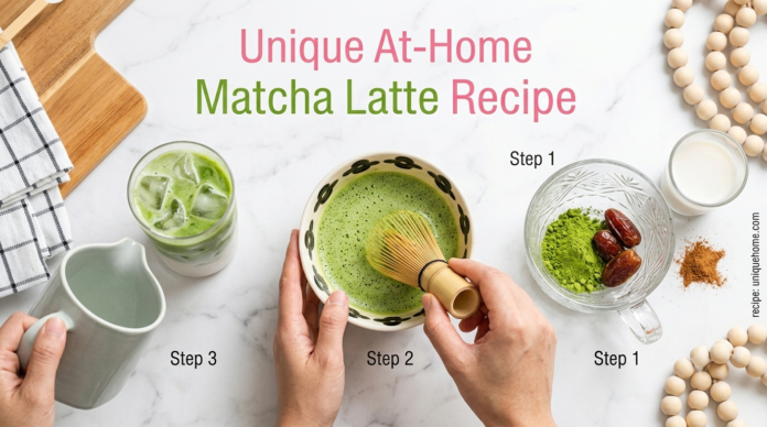 matcha latte recipe at home