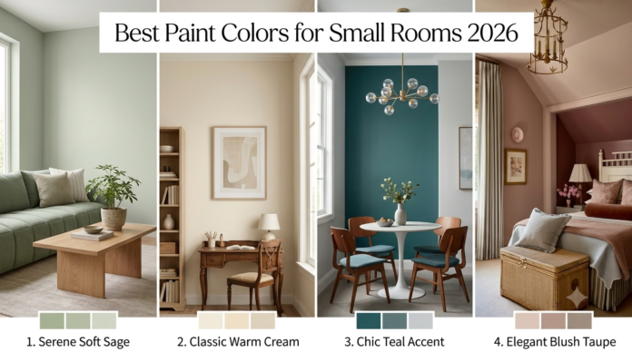 Best Paint Colors for Small Rooms 2026