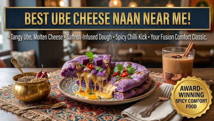 Ube Cheese Naan