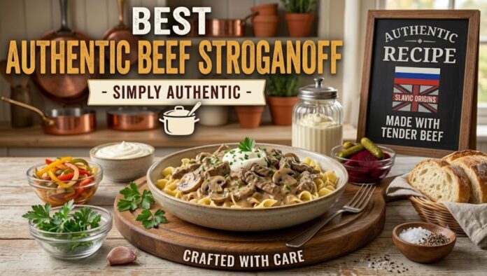 Authentic Beef Stroganoff Recipe