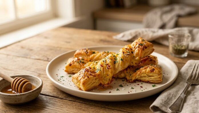 Easy Cheese Twist Recipe with Hot Honey